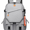 Gray Large Capacity Multi-Purpose Laptop Backpack - Durable Computer Bag & School Bookbag