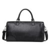Leather Sports Duffle Bag - Oversized Yoga & Gym Tote with Travel Compartment