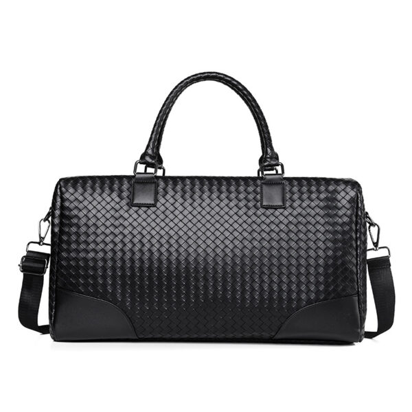 Leather Sports Duffle Bag - Oversized Yoga & Gym Tote with Travel Compartment