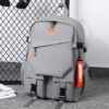 Gray Large Capacity Multi-Purpose Laptop Backpack - Durable Computer Bag & School Bookbag