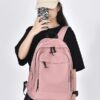 Pink Large Capacity Multi-Function Backpack - Laptop Bag & School Backpack