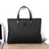 Large Capacity Black Business Laptop Bag - Professional Briefcase & Computer Messenger Bag