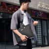Large Capacity Black Business Laptop Bag - Professional Briefcase & Computer Messenger Bag