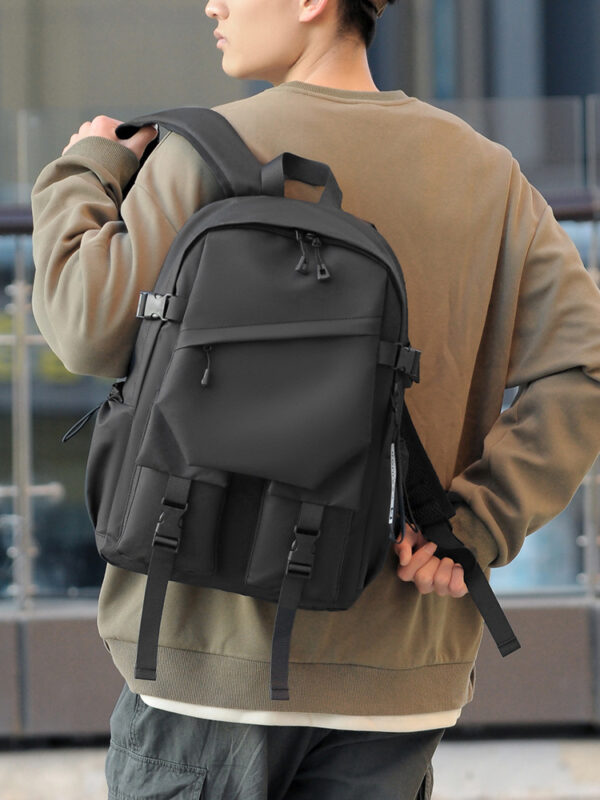 Gray Large Capacity Multi-Purpose Laptop Backpack - Durable Computer Bag & School Bookbag