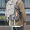 Gray Large Capacity Multi-Purpose Laptop Backpack - Durable Computer Bag & School Bookbag