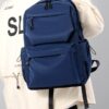 Large Capacity Blue Laptop Backpack – Multi-Functional Travel & School Bag