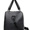 Leather Sports Duffle Bag - Oversized Yoga & Gym Tote with Travel Compartment