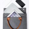 Gray Business Laptop Bag - Professional Briefcase & Messenger Bag