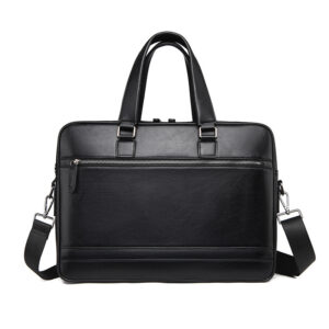 Genuine Leather Business Laptop Bag - Professional Briefcase & Messenger Bag