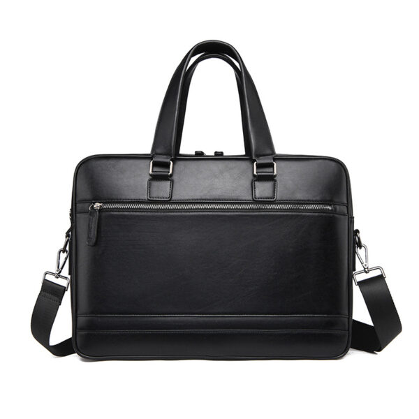 Genuine Leather Business Laptop Bag - Professional Briefcase & Messenger Bag
