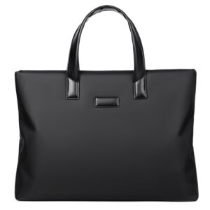 Large Capacity Black Business Laptop Bag - Professional Briefcase & Computer Messenger Bag