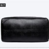 Leather Sports Duffle Bag - Oversized Yoga & Gym Tote with Travel Compartment
